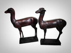 Pair of Pompeian Deer from Herculaneum by Chiurazzi