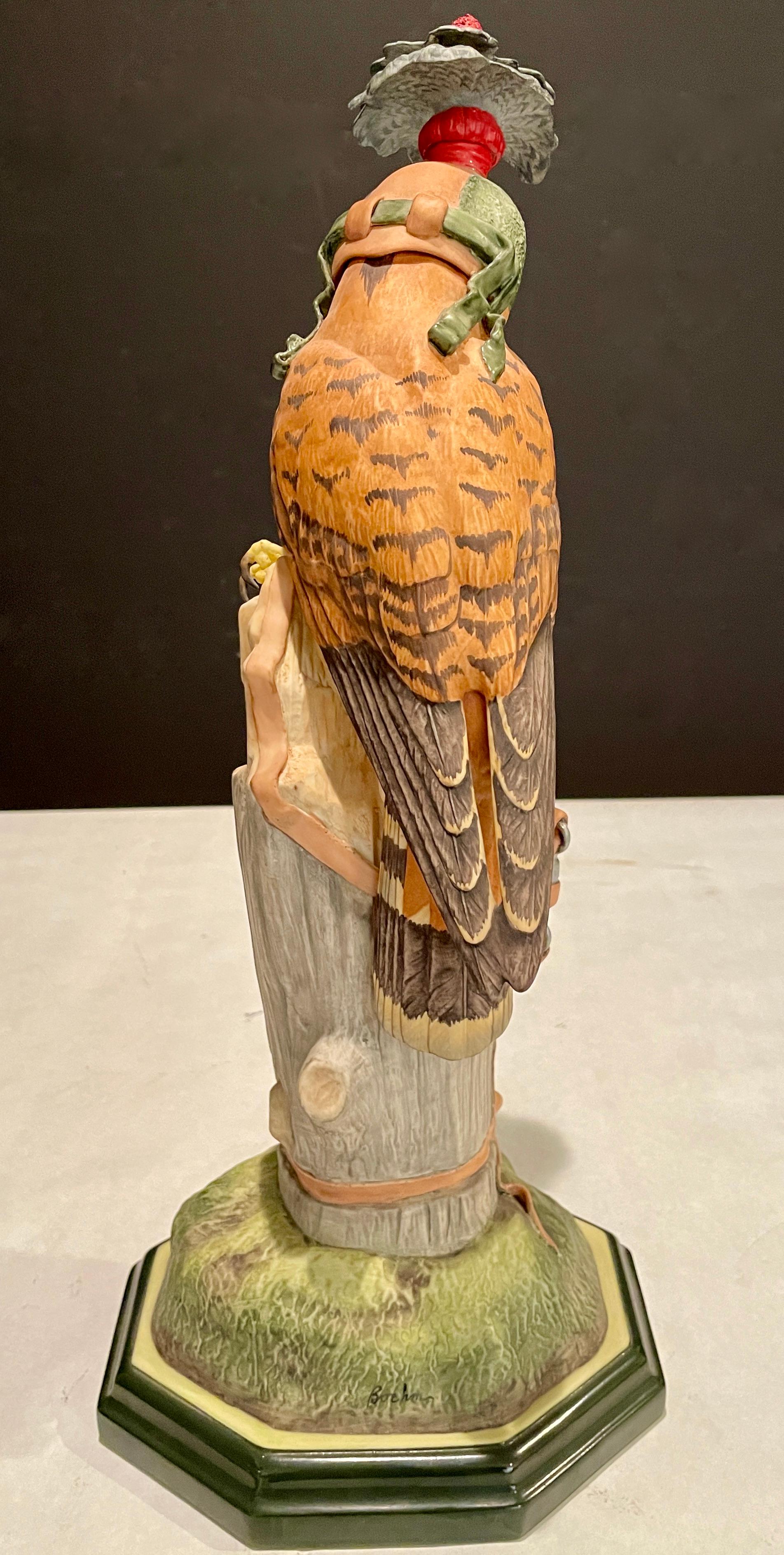 Paire d'oiseaux de préie en porcelaine de Boehm, édition limitée Bon état - En vente à Norwood, NJ