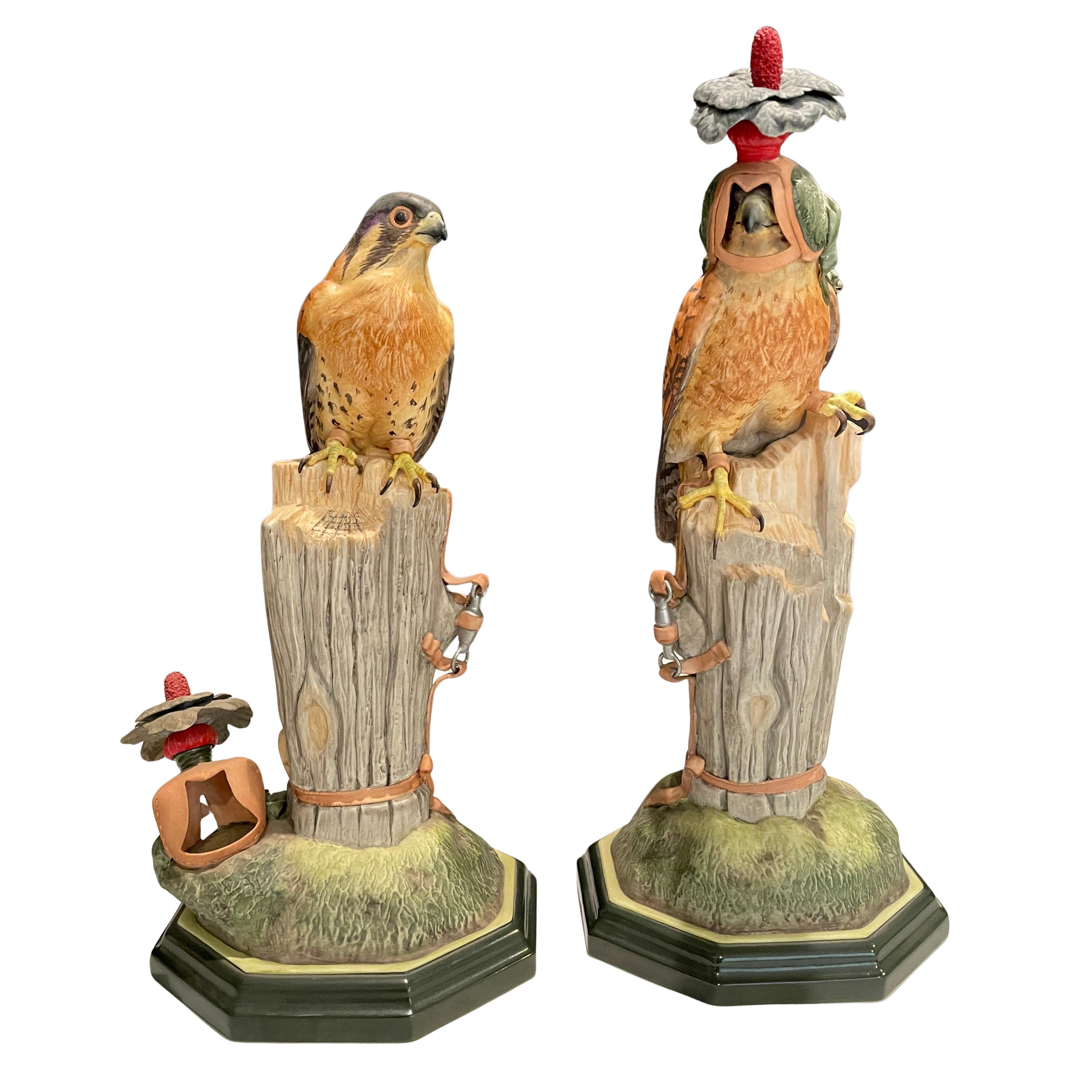 Pareja De Aves De Presa De Porcelana De Boehm, Edición Limitada en venta