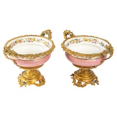 Pair of Porcelain Cups of Sevres
