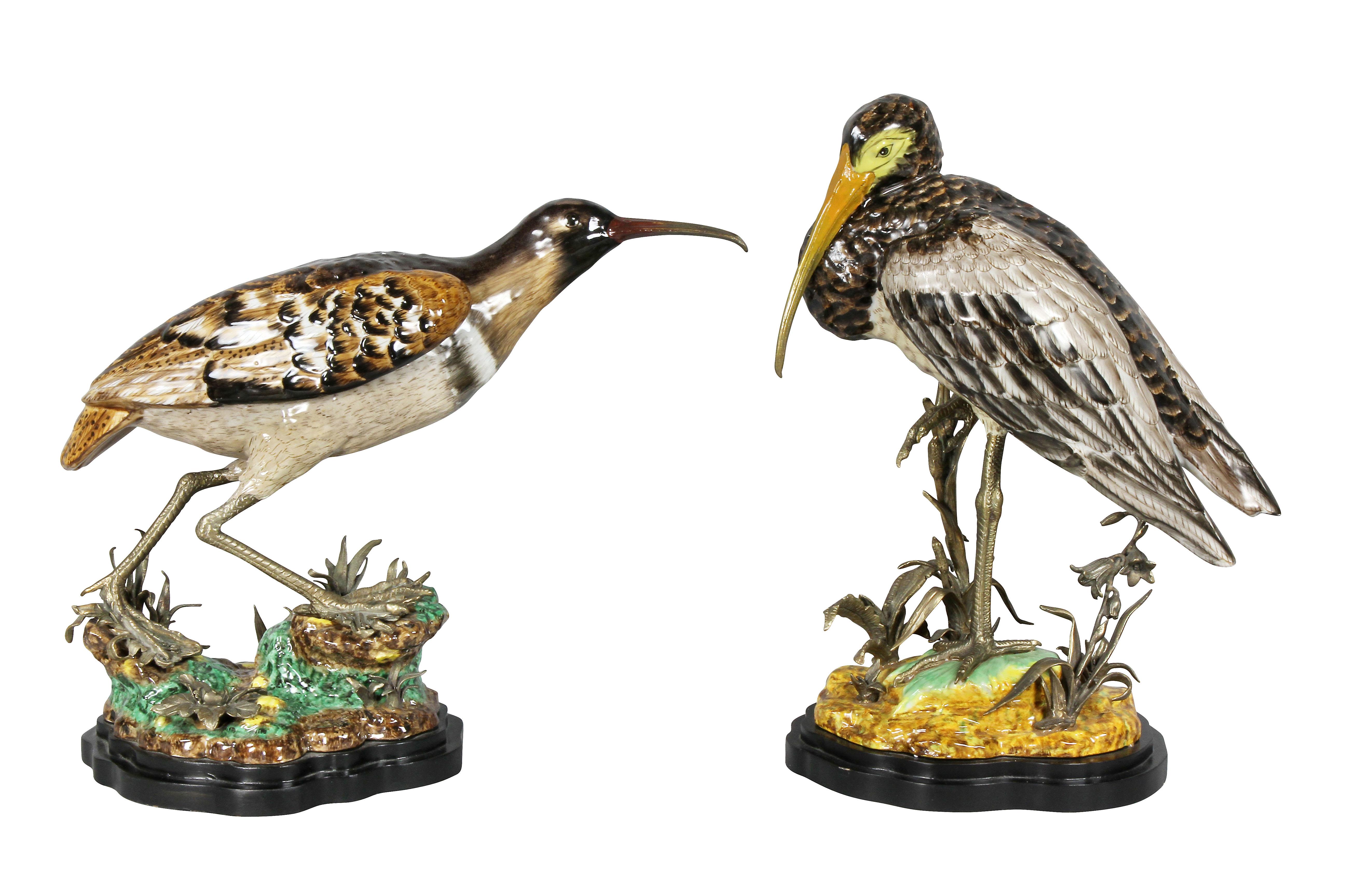 Pair of Porcelain Figures of Birds 1