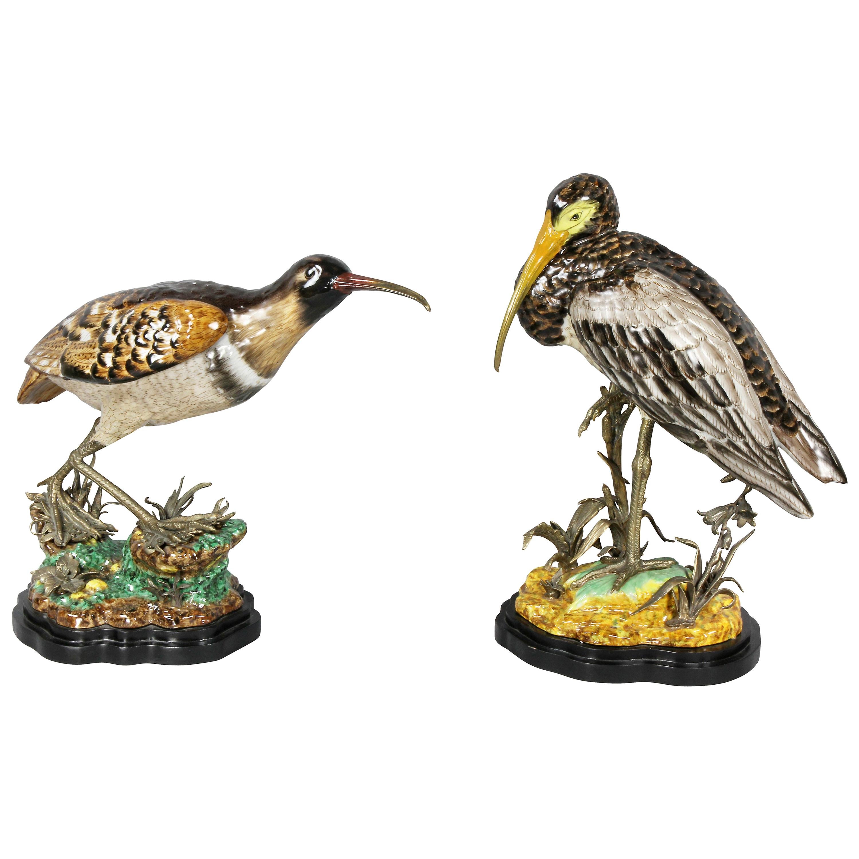 Pair of Porcelain Figures of Birds