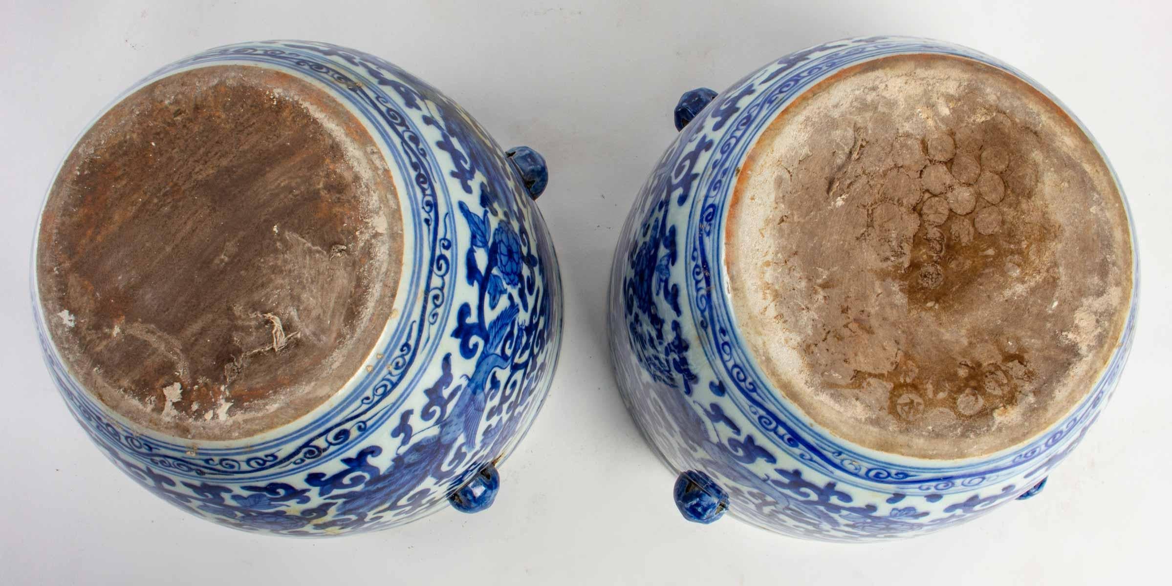 Pair of Porcelain Flower Pots 5