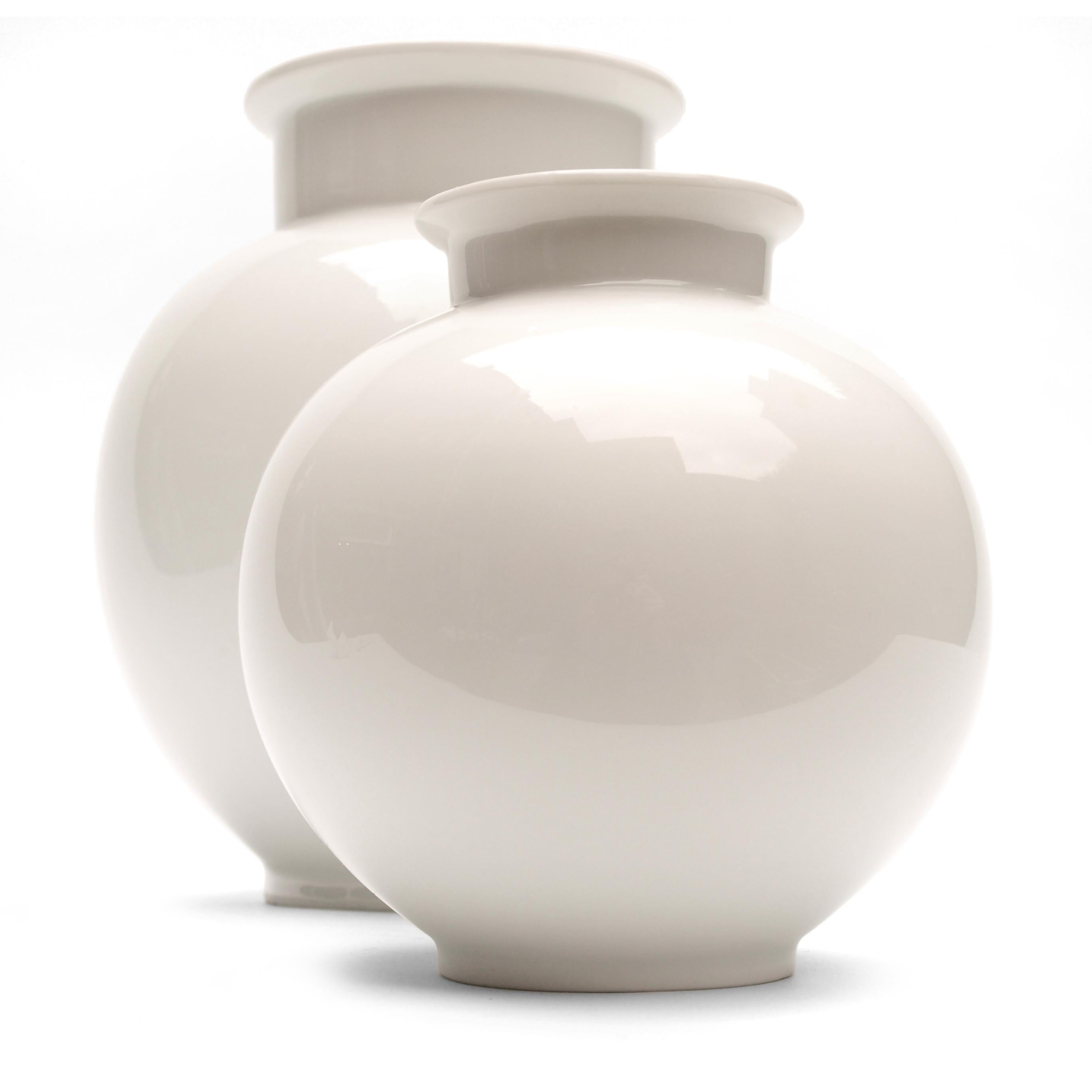Pair of Porcelain Flower Vases by Thomas 7