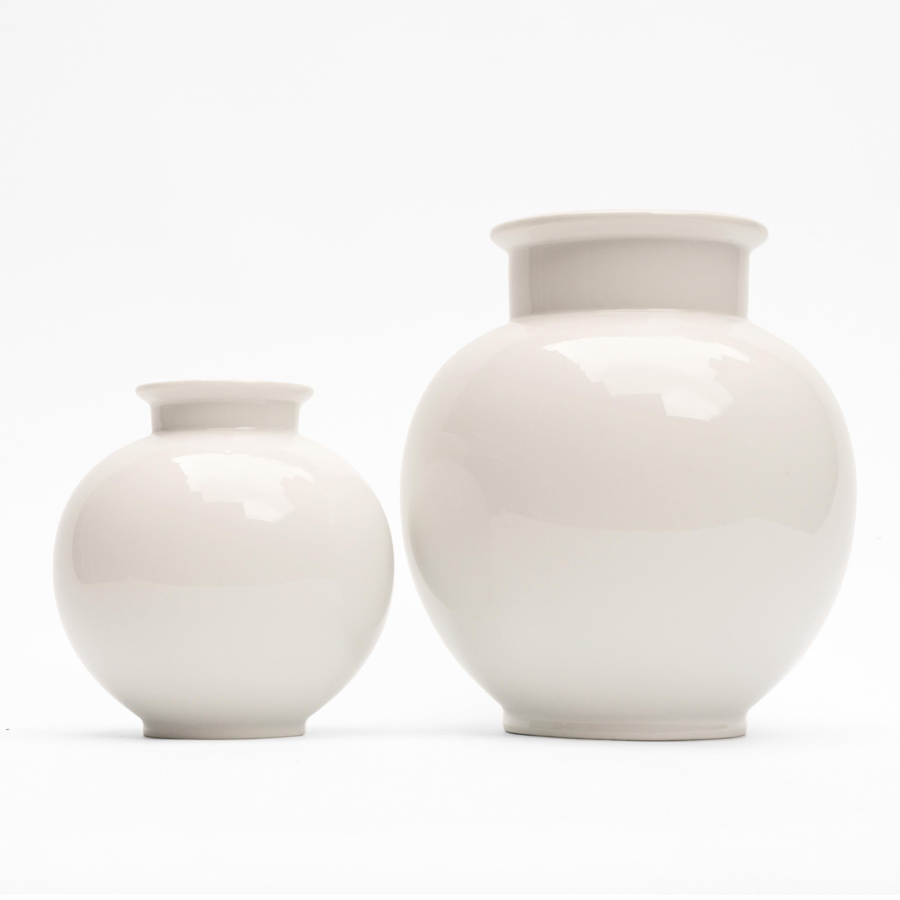 Pair of Porcelain Flower Vases by Thomas 9