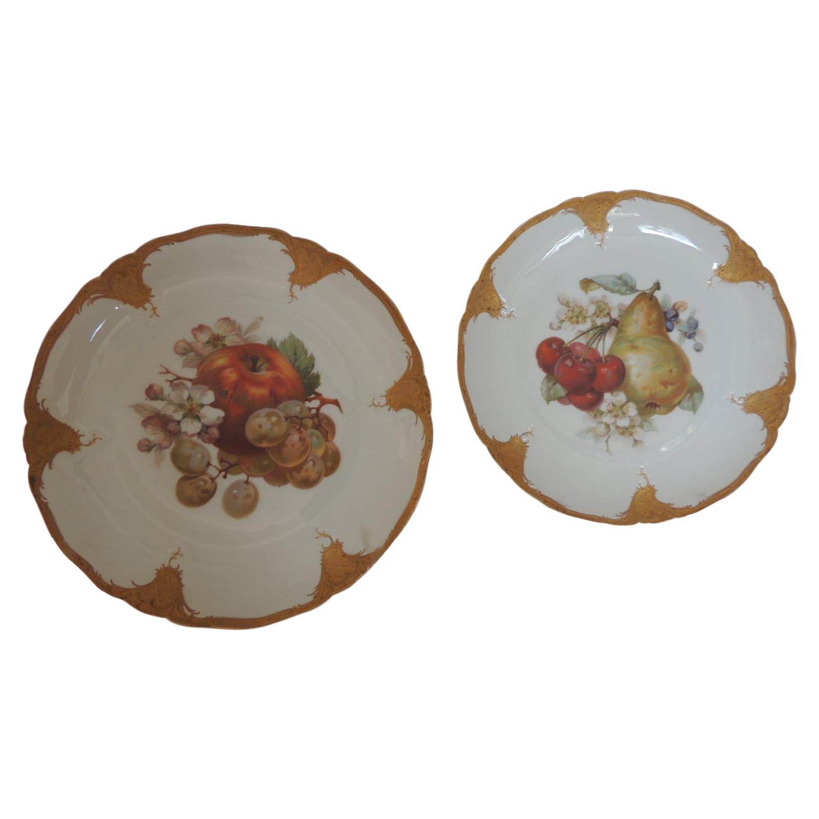 Rosenthal Dessert Set of Eight Hand Painted Porcelain Plates For Sale