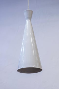 Pair of Porcelain Pendant Lights by Carl-Harry Stålhane, Rörstrand, Sweden 1950s