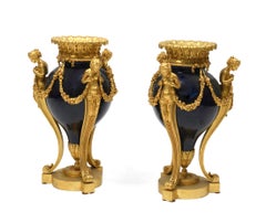 Pair of Porcelain Vase Ormolu Bronze