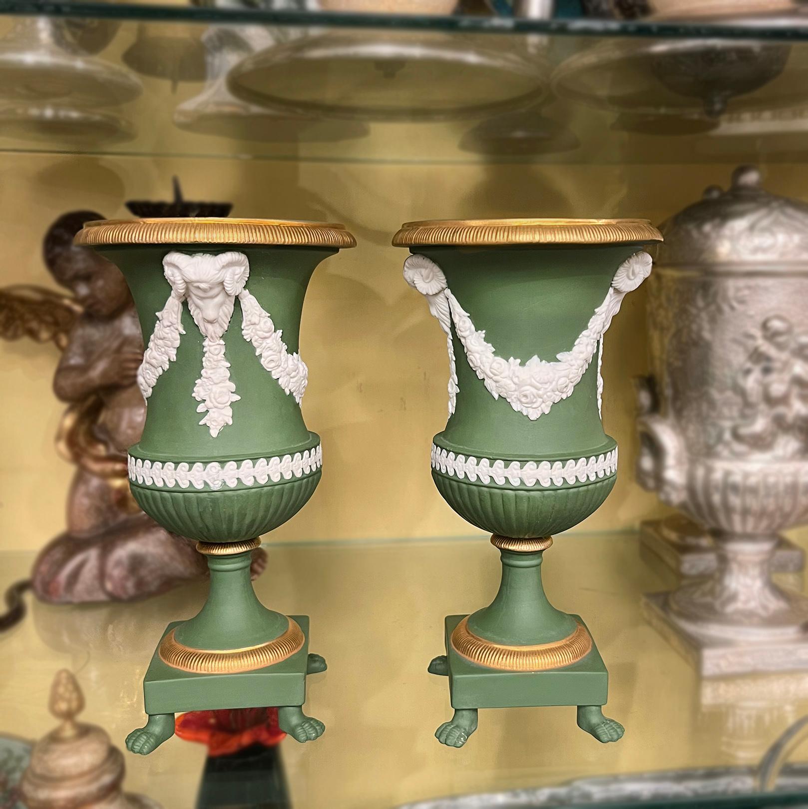 Pair of Porcelain Vases For Sale 2