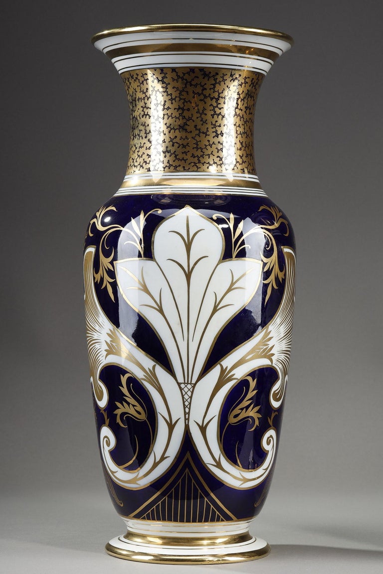 Pair of Porcelain Vases from Bayeux For Sale at 1stDibs