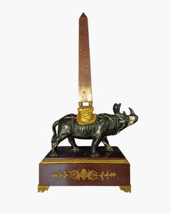 Pair of Porphyry Obelisks