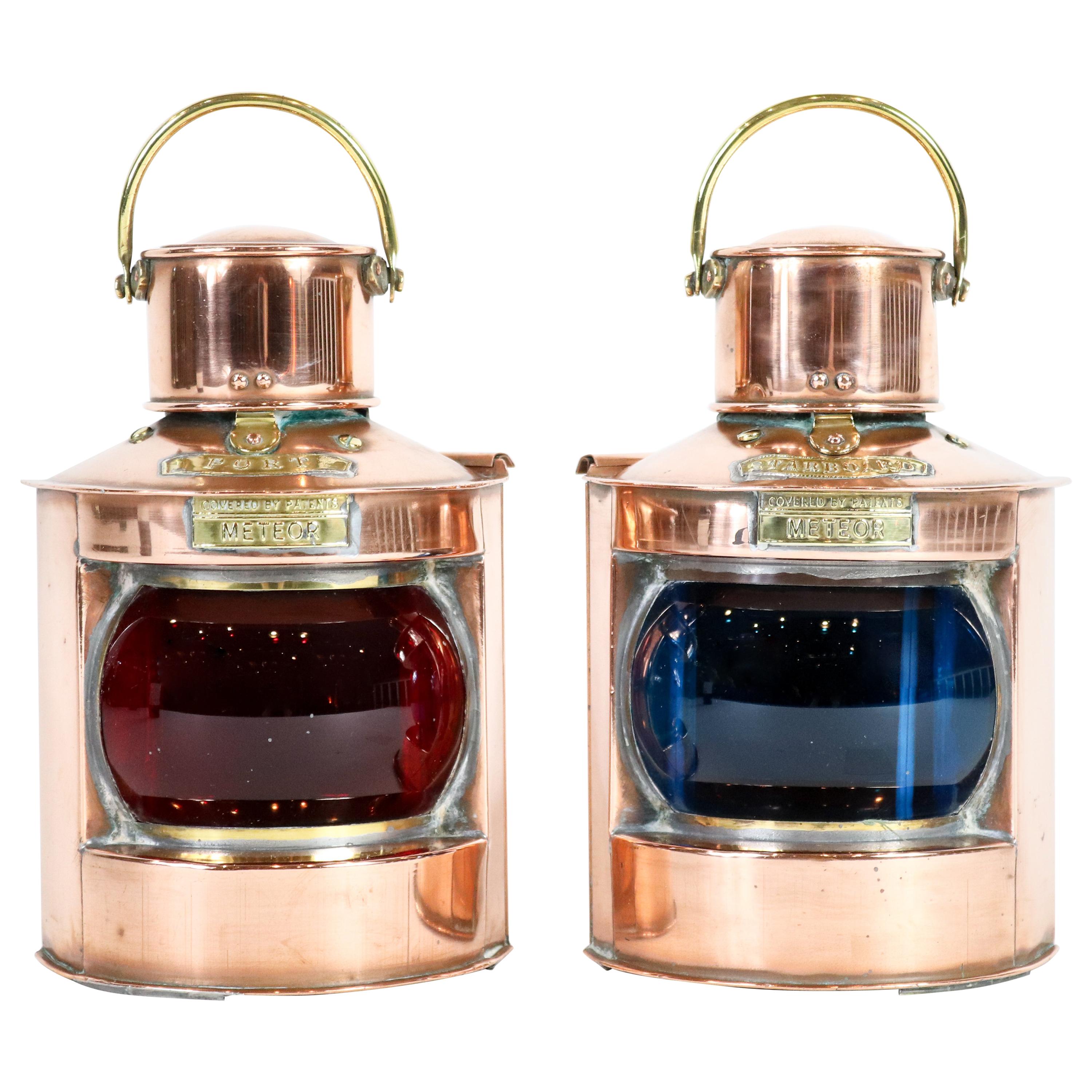 Pair of Port and Starboard Lanterns