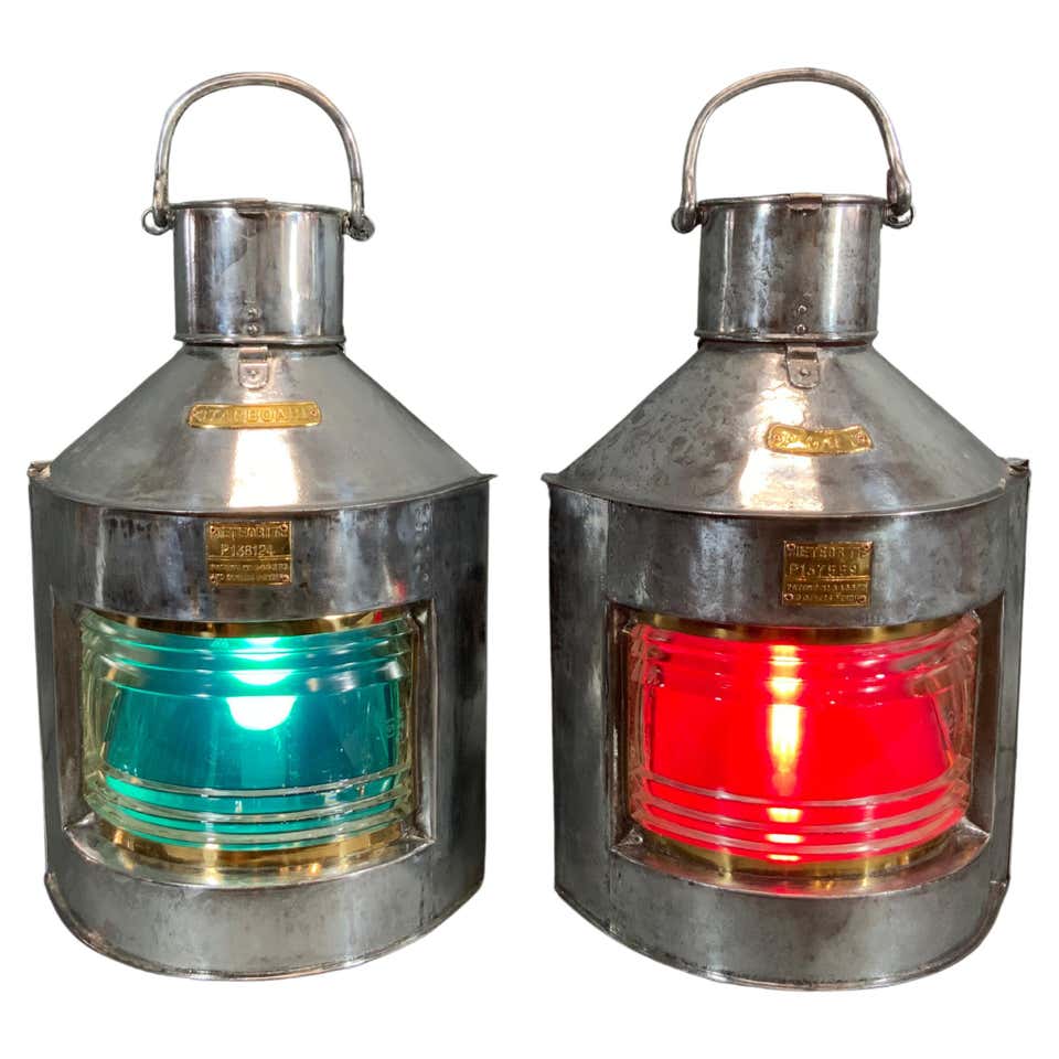 Pair Of Steel Port And Starboard Lights For Sale At 1stDibs pair-of-steel-port-and-starboard-lights-for-sale-at-1stdibs