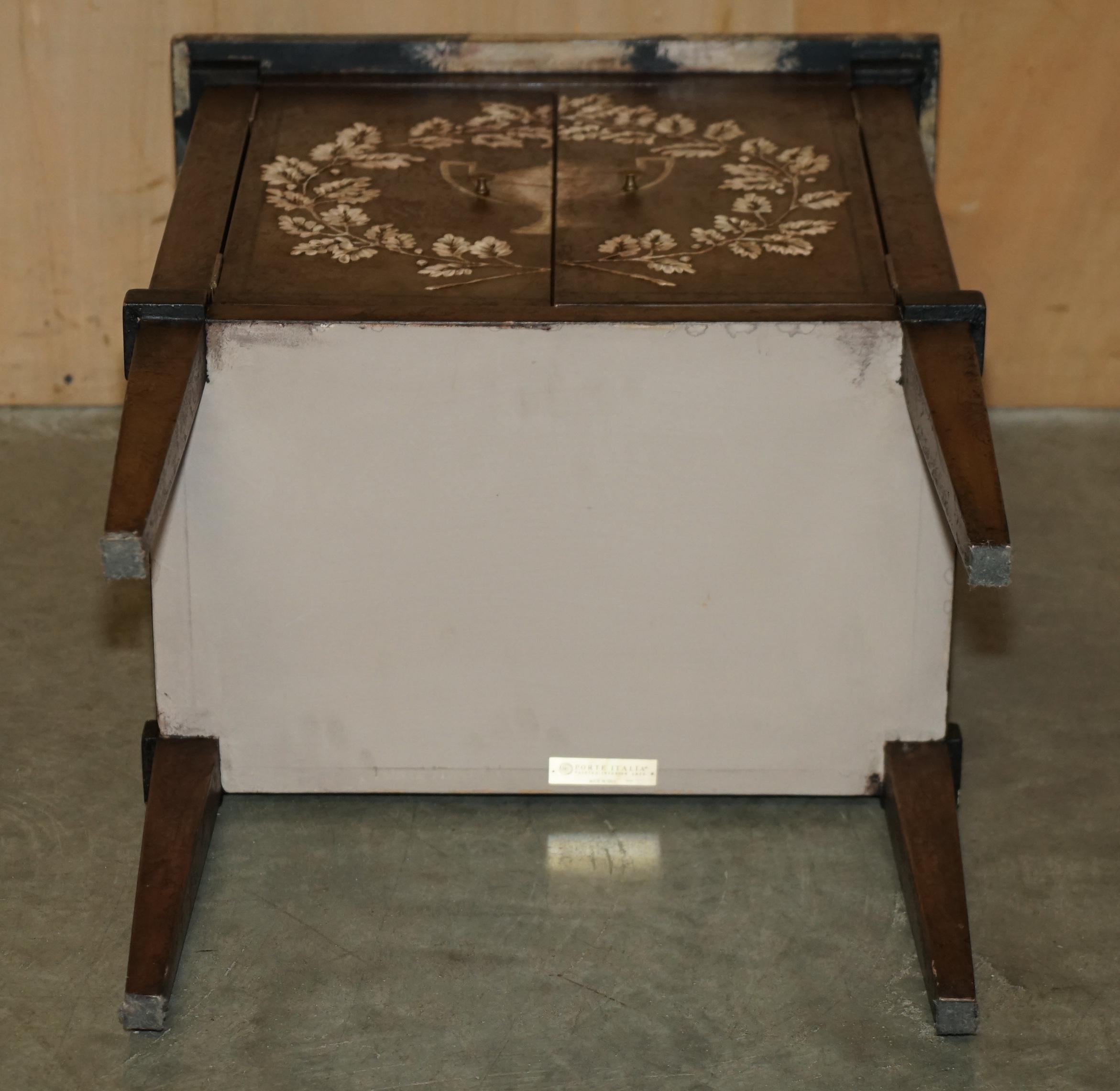 Pärchen PORTE ITALIA LOMBARDIA NiGHTSTÄNDE BETTSEITEN-SEITEN-ENDE-TISCHE im Angebot 5