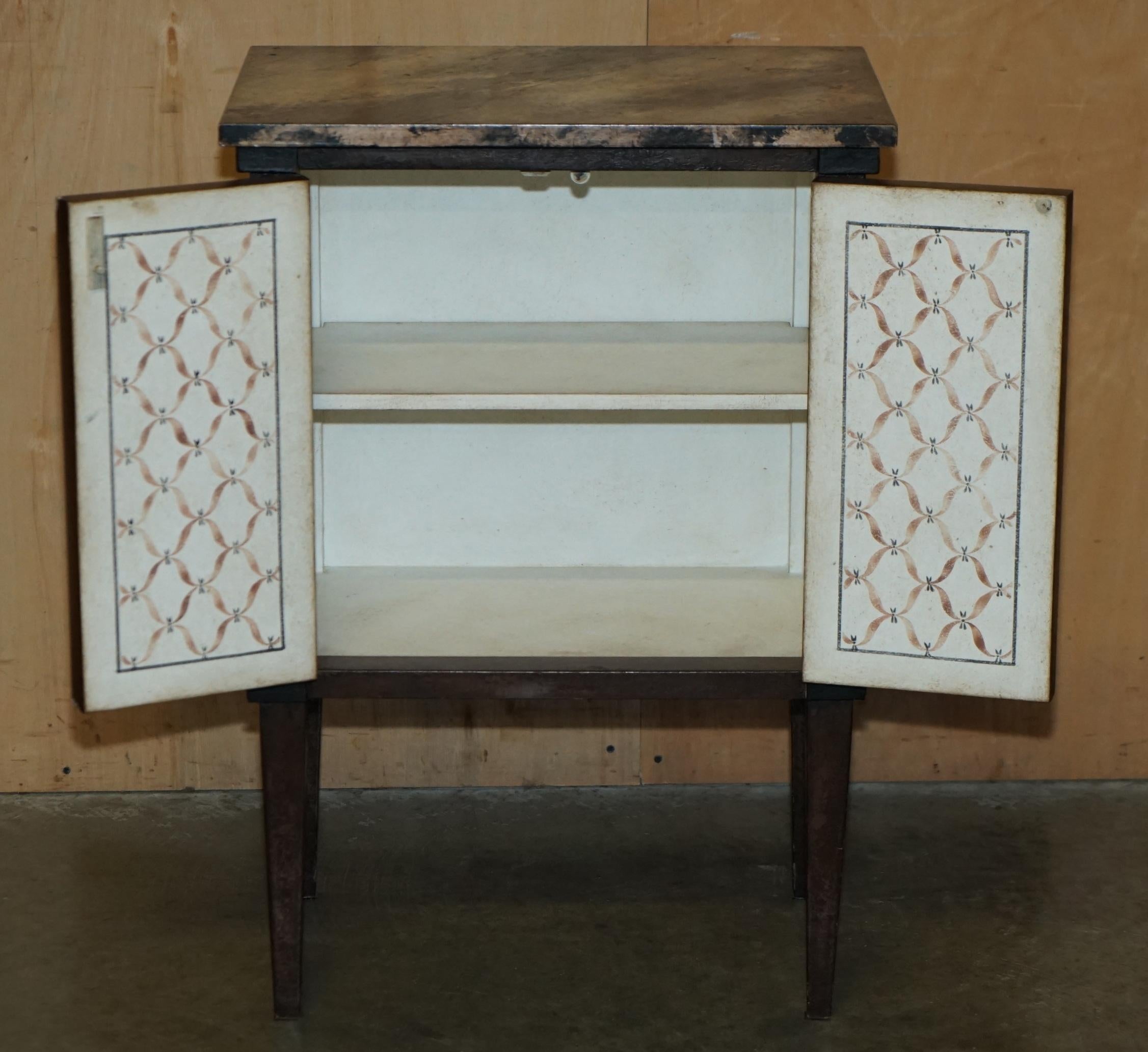 Pärchen PORTE ITALIA LOMBARDIA NiGHTSTÄNDE BETTSEITEN-SEITEN-ENDE-TISCHE im Angebot 12