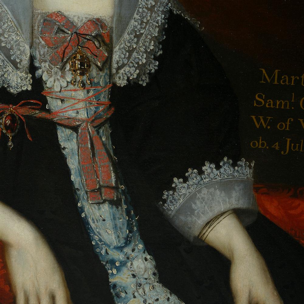 Paire de portraits, English School, 17e siècle en vente 6