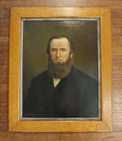 Pair of portraits painted in Amsterdam in 1893 by C. Smith