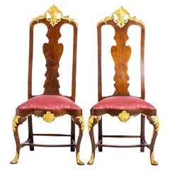 Antique Pair of Portuguese Chairs 18th Century