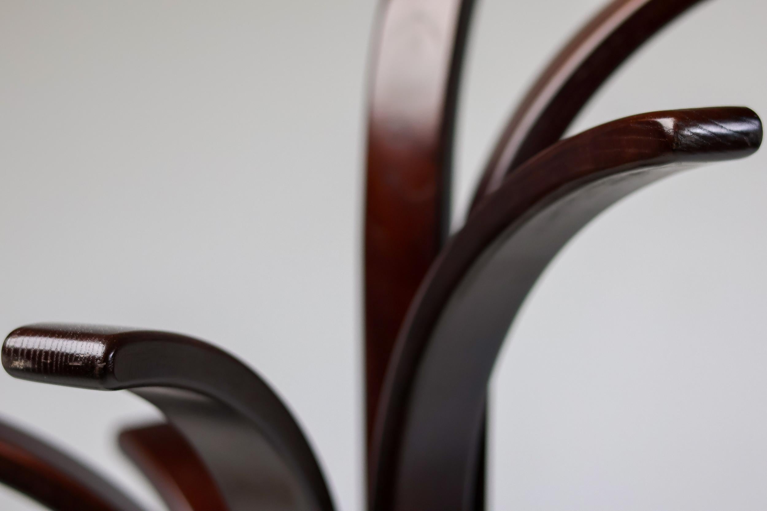 Lacquered Pair of Post-Modern Coat Racks For Sale