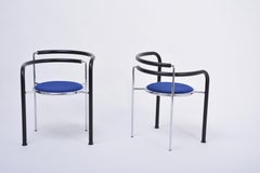 Pair of Postmodern "Dark Horse" Chairs by Rud Thygesen and Johnny Sorensen
