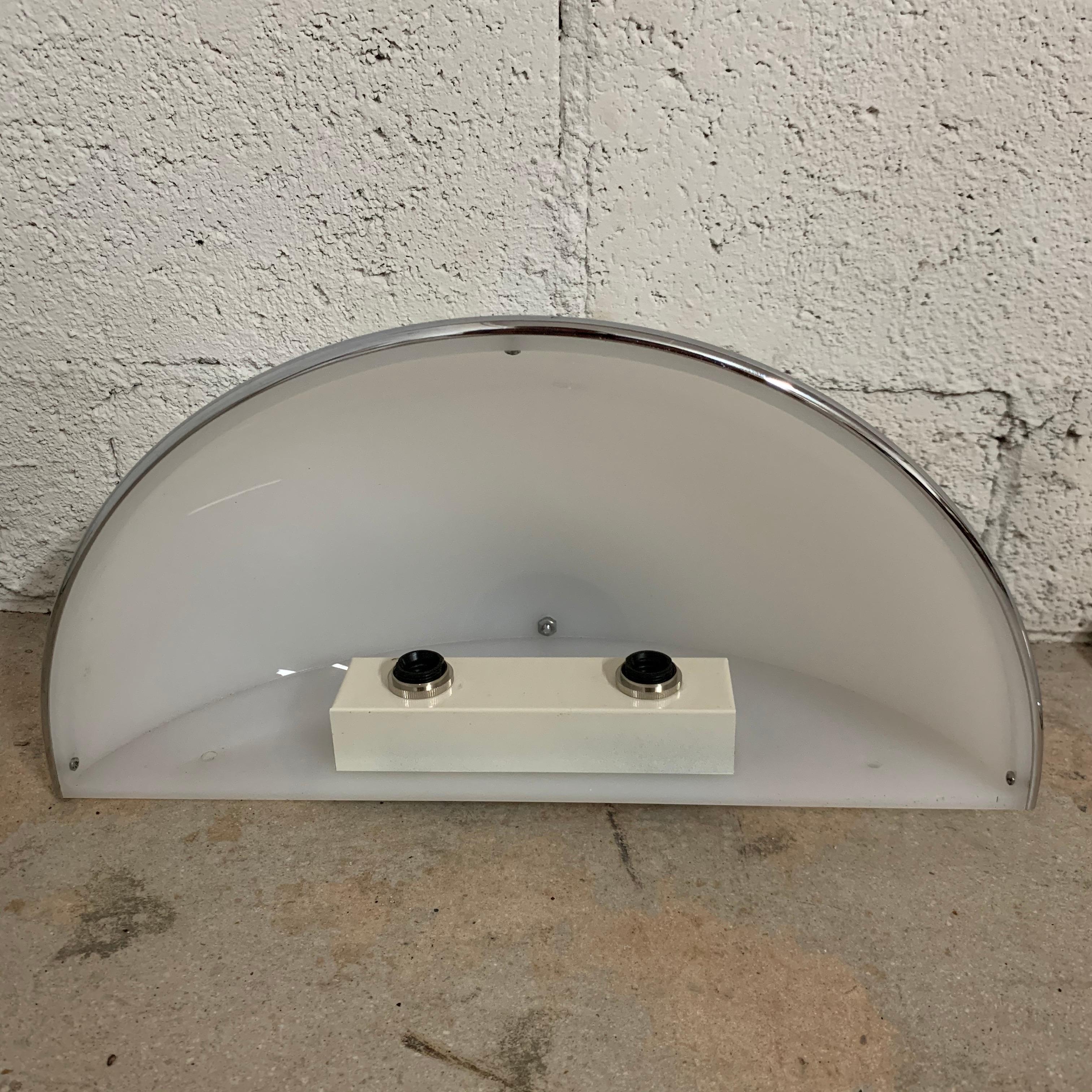 Metal Pair of Postmodern Deco Regency Inspired Wall Sconces, Louis Baldinger and Sons