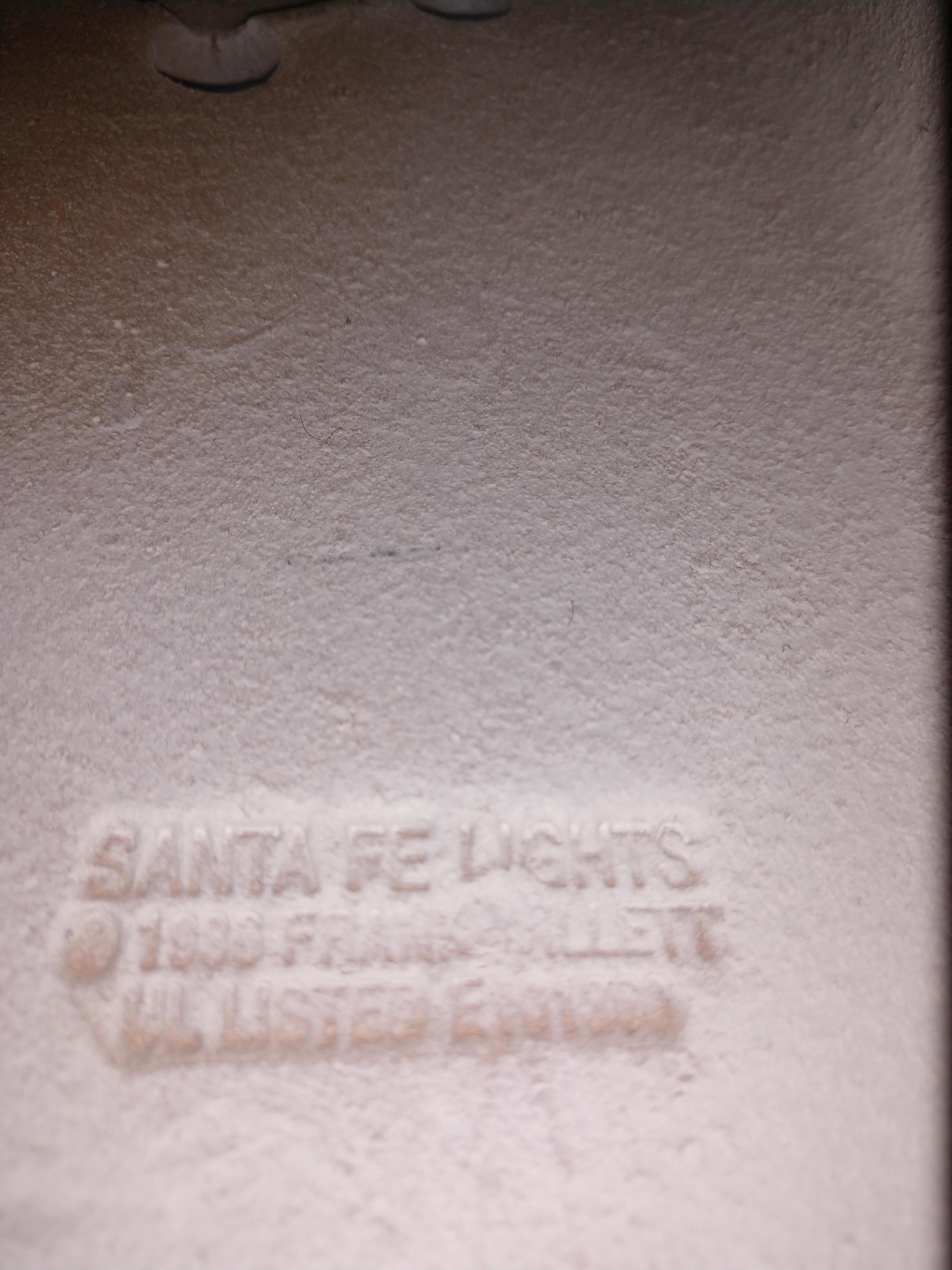 Postmodernes Frank Willet für den Innen- und Außenbereich, Paar  Santa Fe Pueblo Wandleuchter im Zustand „Gut“ im Angebot in Port Jervis, NY