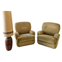 Paar postmoderne italienische Clubsessel 1970er Saporiti