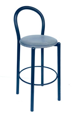 Pair of Postmodern Memphis Era Italian Bar Stools