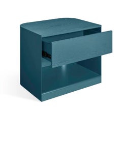 Pair of Post Modern Metal & Wood Sculptural Nightstands by Blu Dot