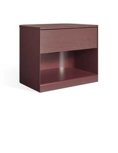 Pair of Post Modern Metal & Wood Sculptural Nightstands by Blu Dot
