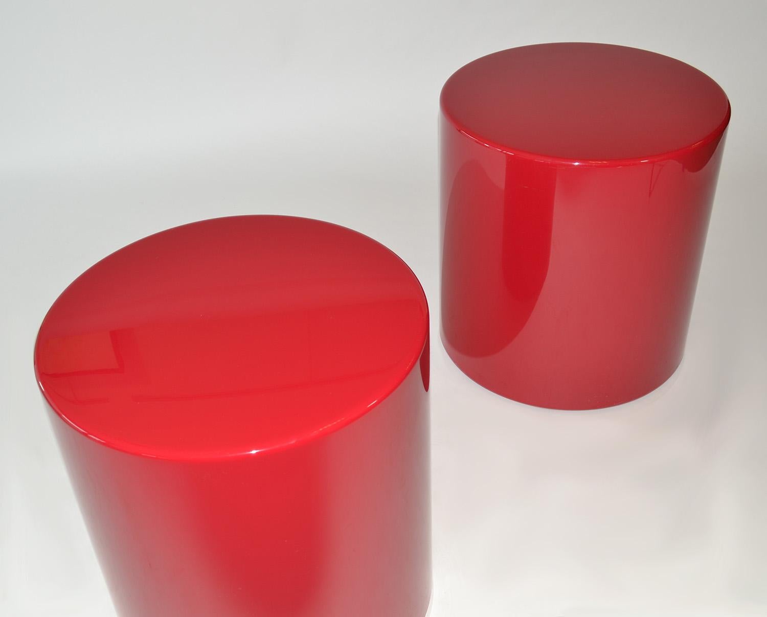 red side tables