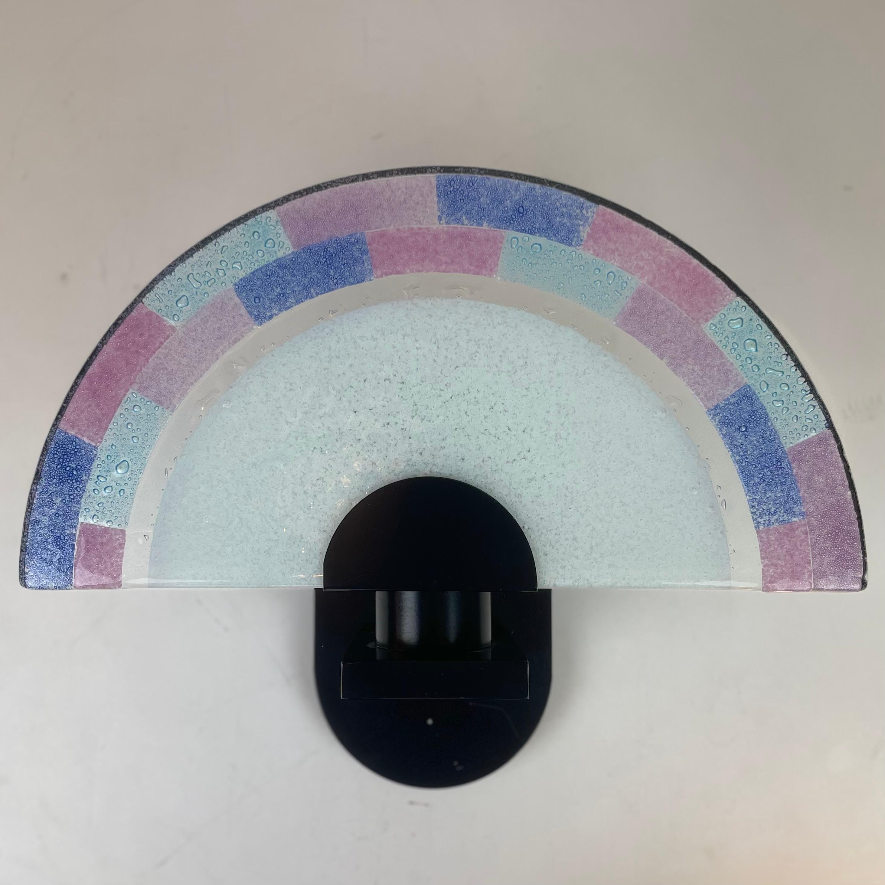 Pareja de apliques de Murano postmodernos de Zonca, años 80 en venta 5