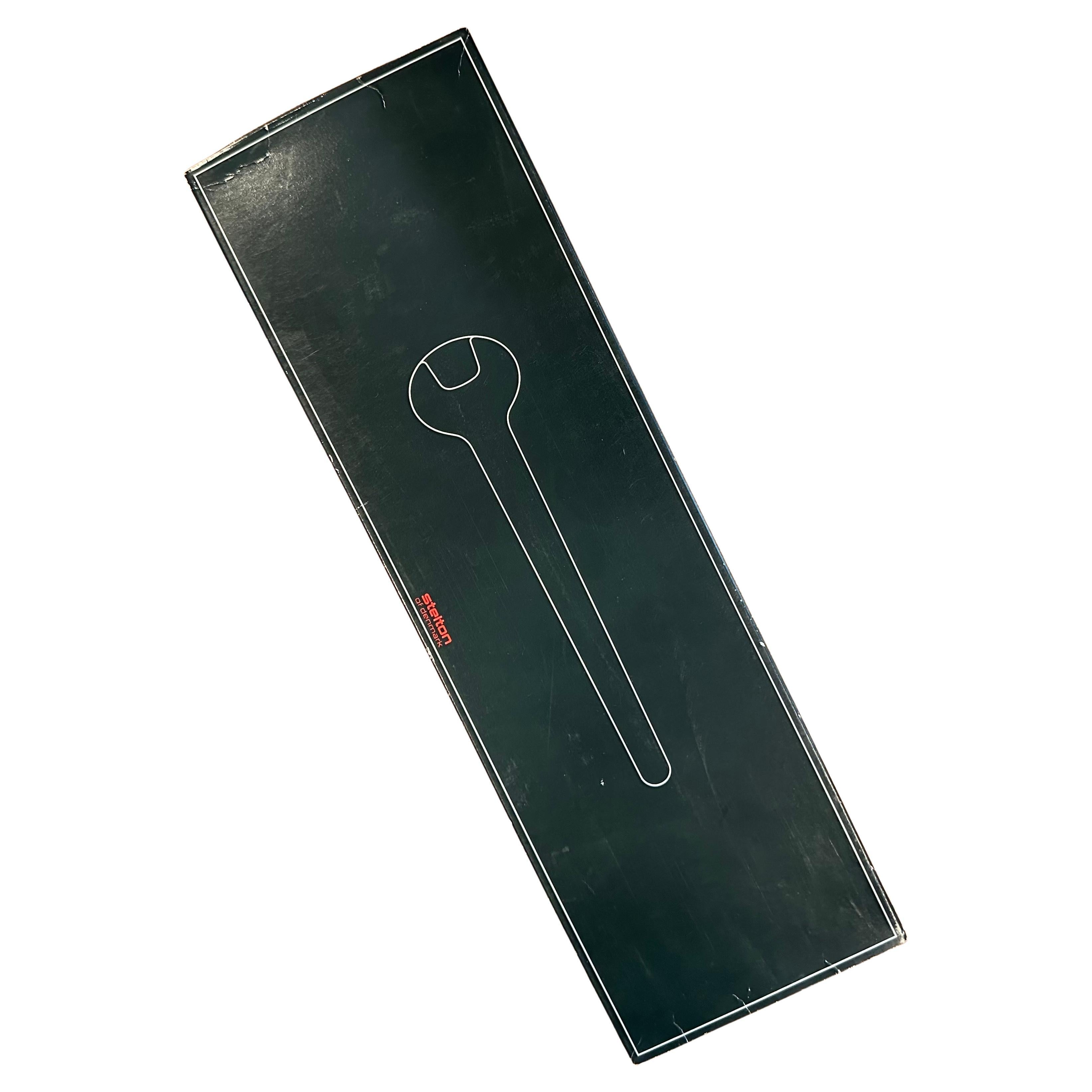 20th Century Pair of Post-Modern Salad Servers by Erik Magnussen for Stelton of Denmark, NOS For Sale