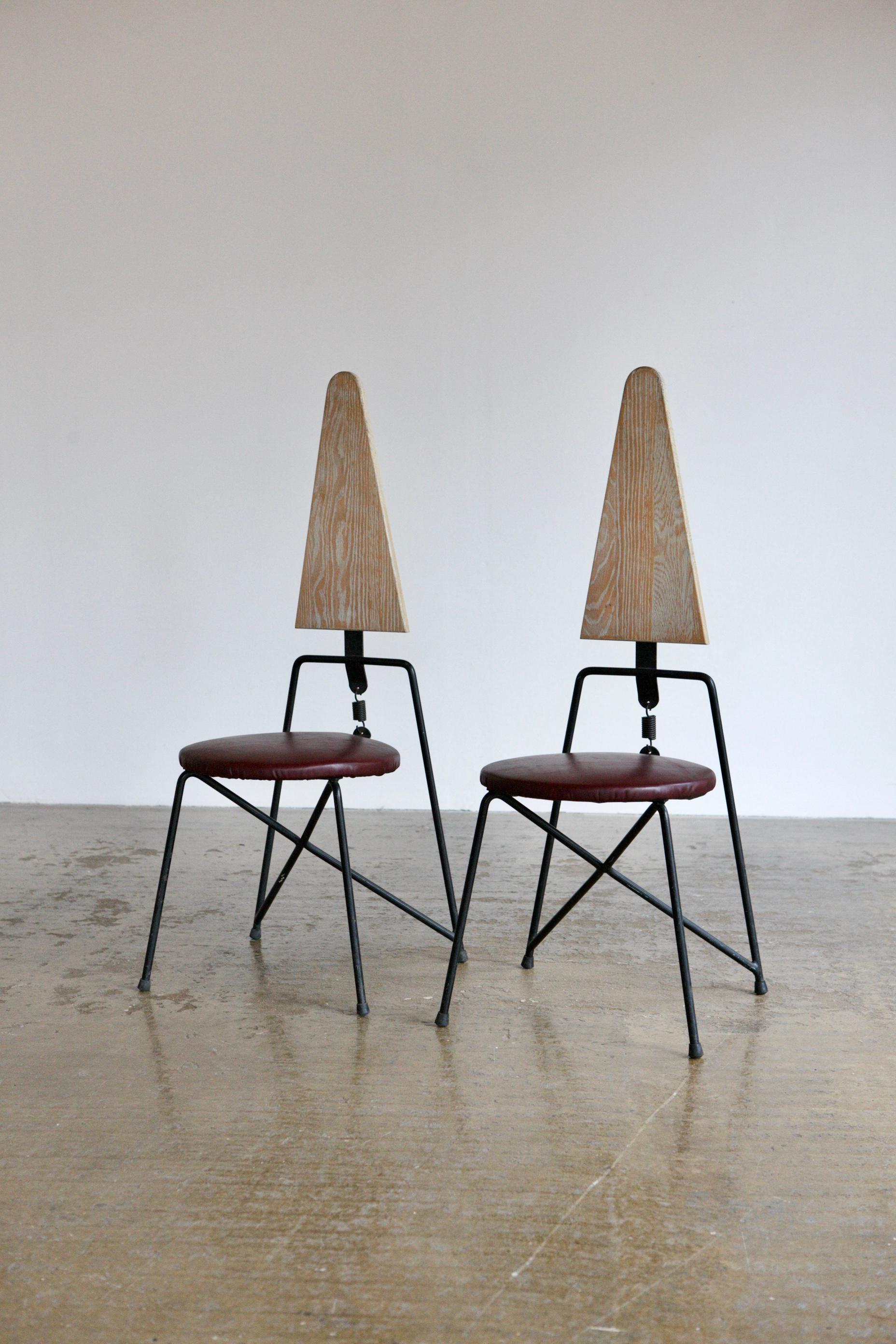 Pair of Post Modern Side Chairs 3