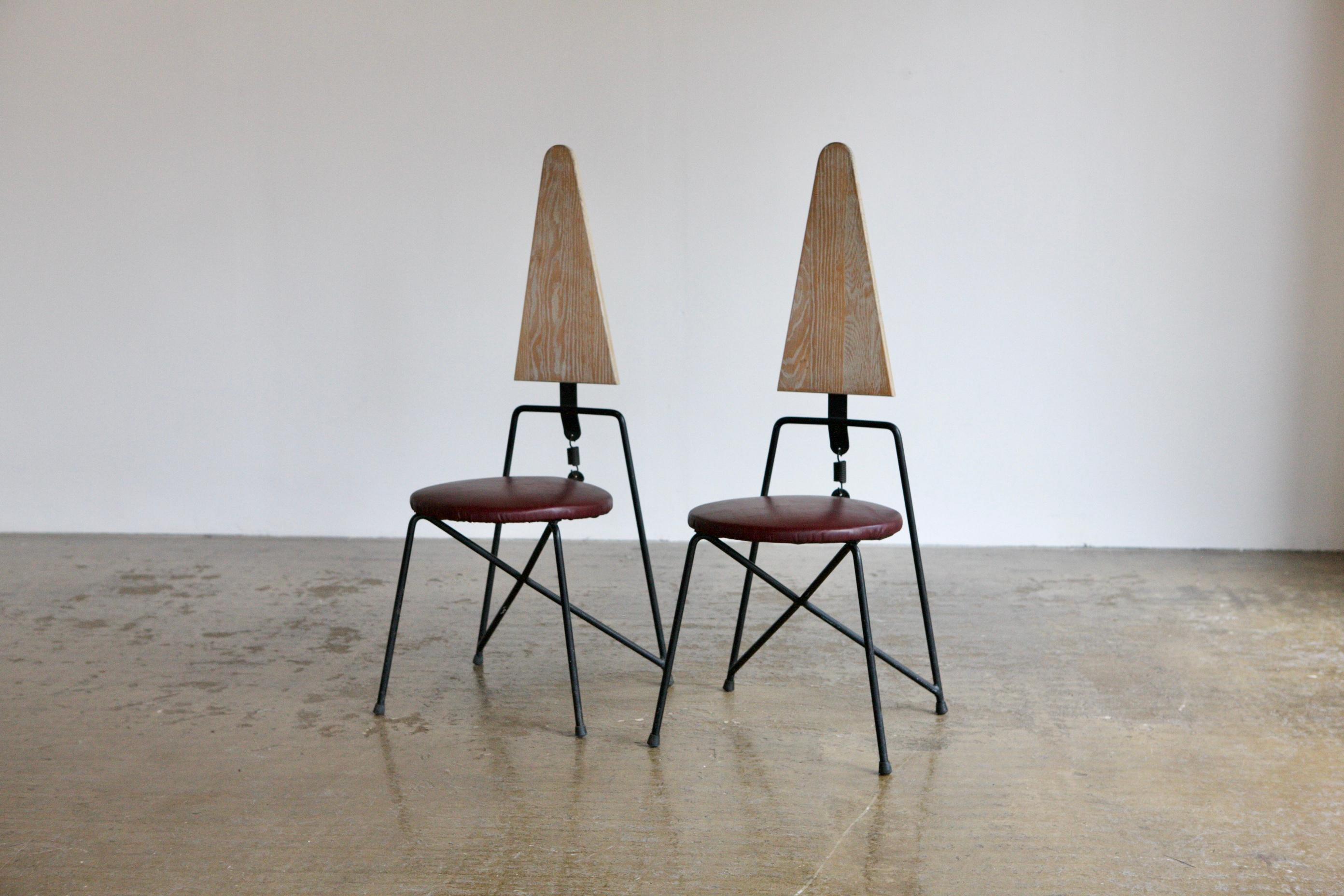 Pair of Post Modern Side Chairs 2