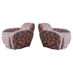 Pair of Post Modern Swivel Chairs by Preview