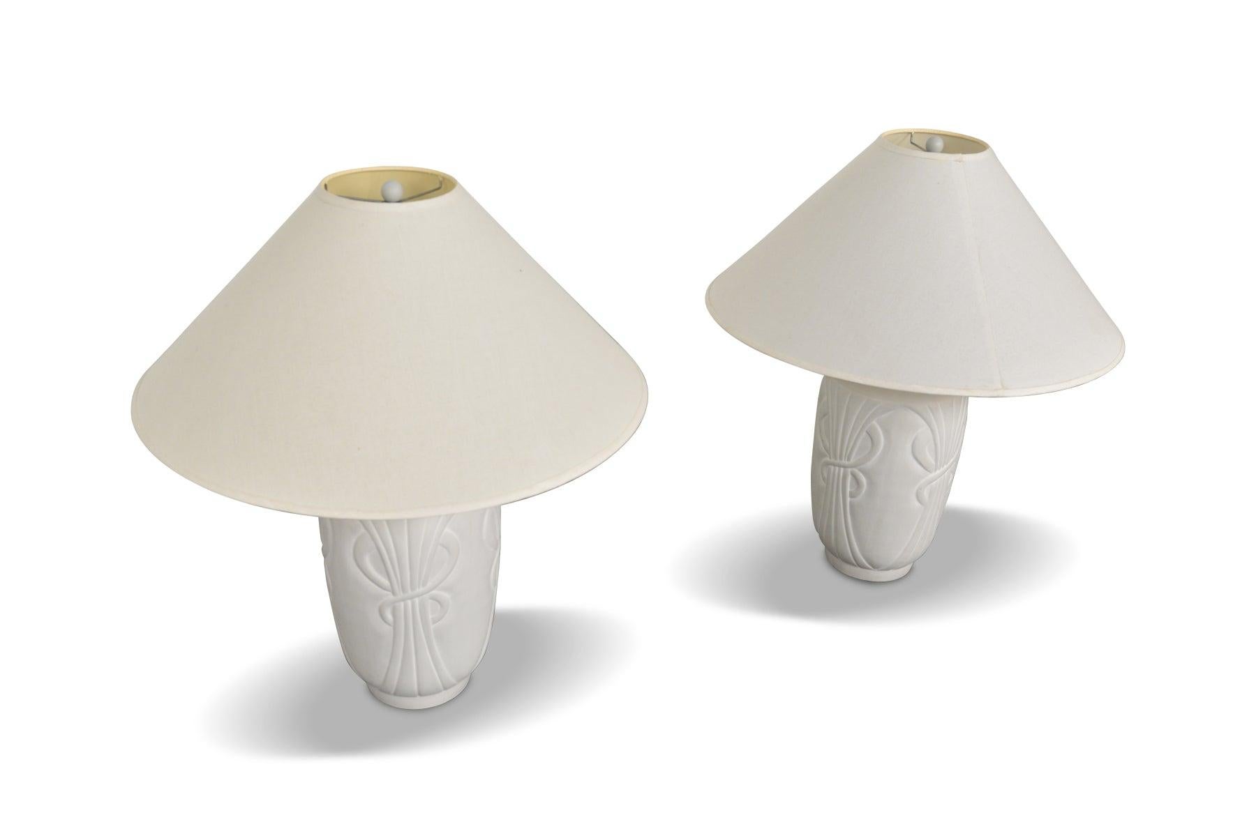American Pair of Post Modern Table Lamps by Sunset For Sale