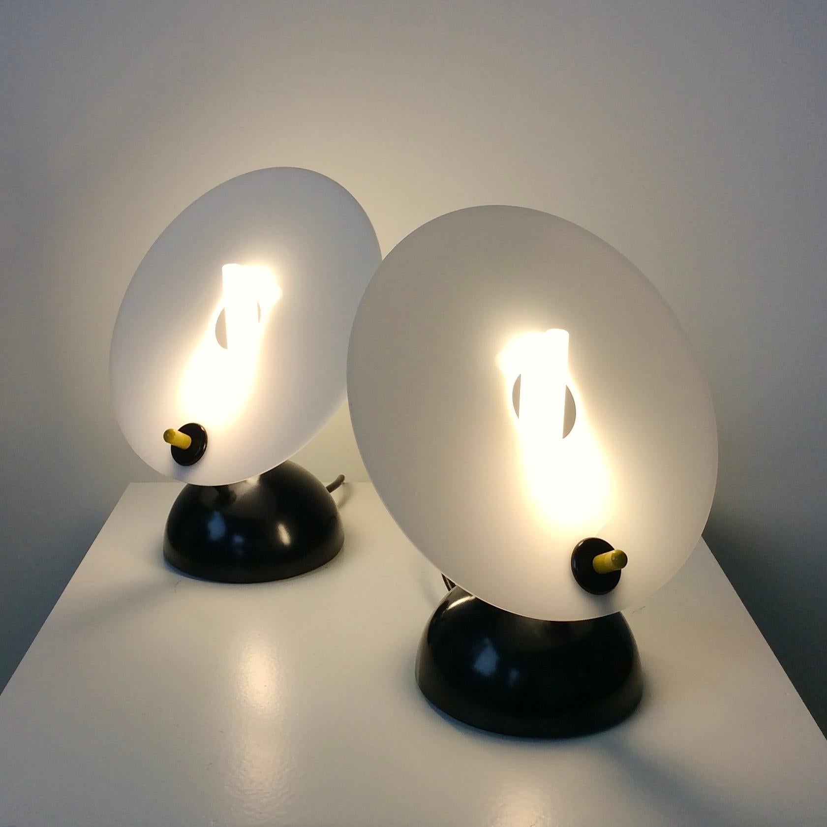 Pair of Post-Modern Table Lamps, circa 1980, Italy For Sale 7
