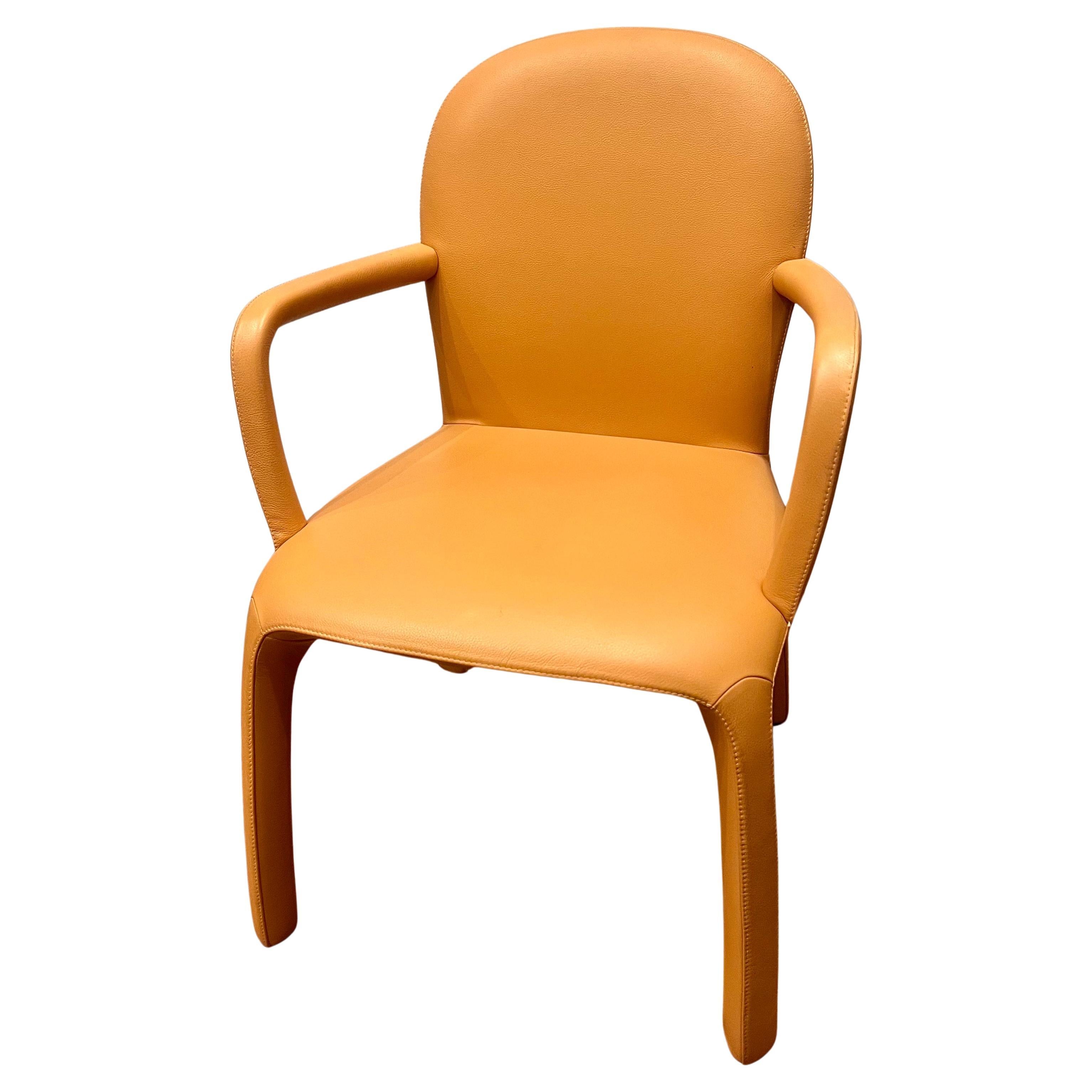 Paar postmoderne Amelie-Sessel aus Leder von Poltrona Frau Italien (Postmoderne) im Angebot