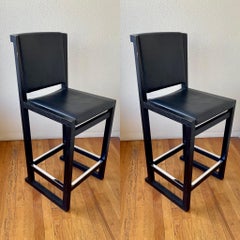 Paire de tabourets de bar postmodernes d'Antonio Citterio pour B&amp;B Italia