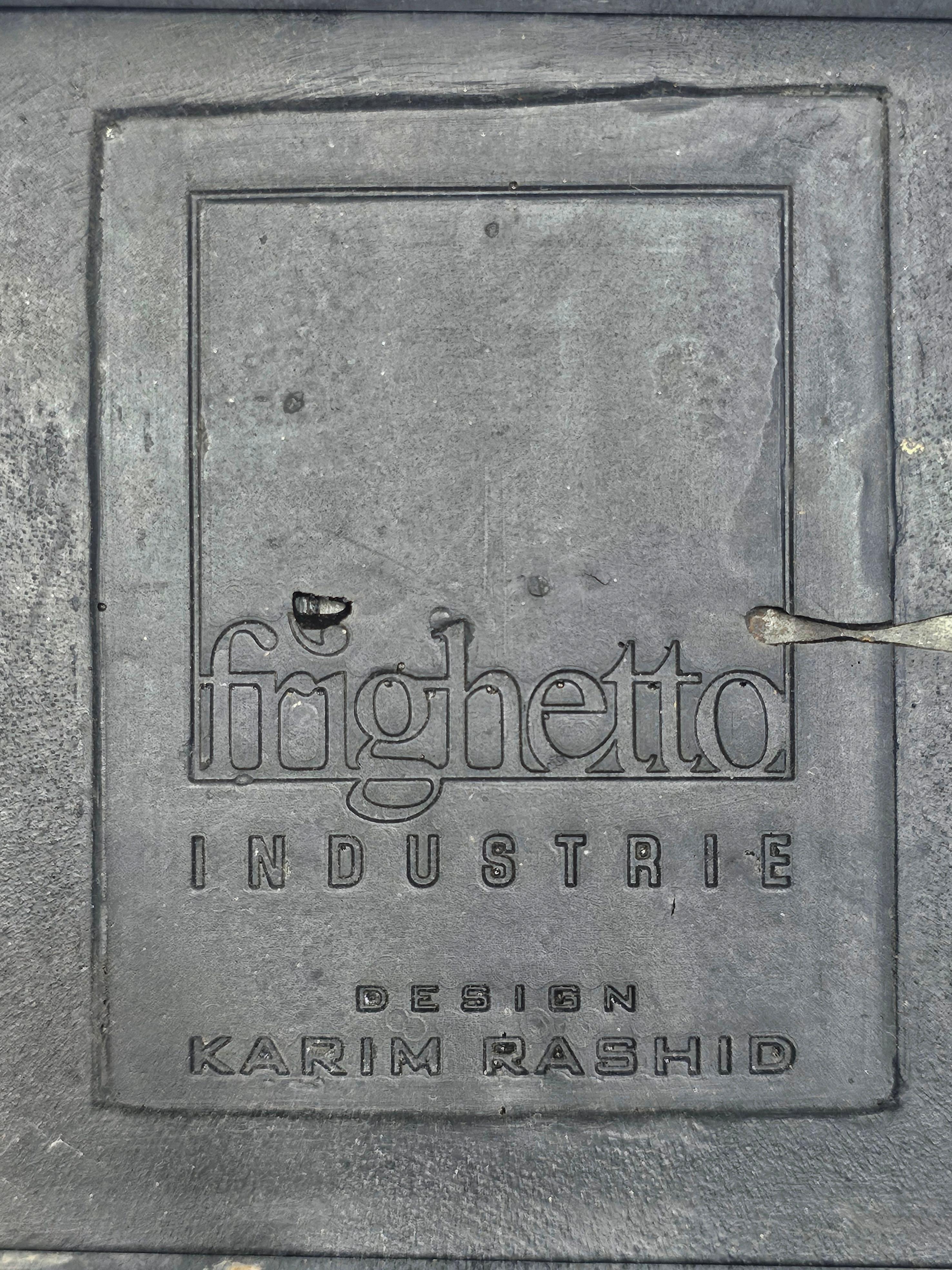 Pair of Postmodern  Bloob Bar Stools designed by Karim Rashid for Frighetto For Sale 7