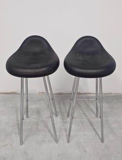 Coppia di Postmodernità  Sgabelli da bar Bloob disegnati da Karim Rashid per Frighetto