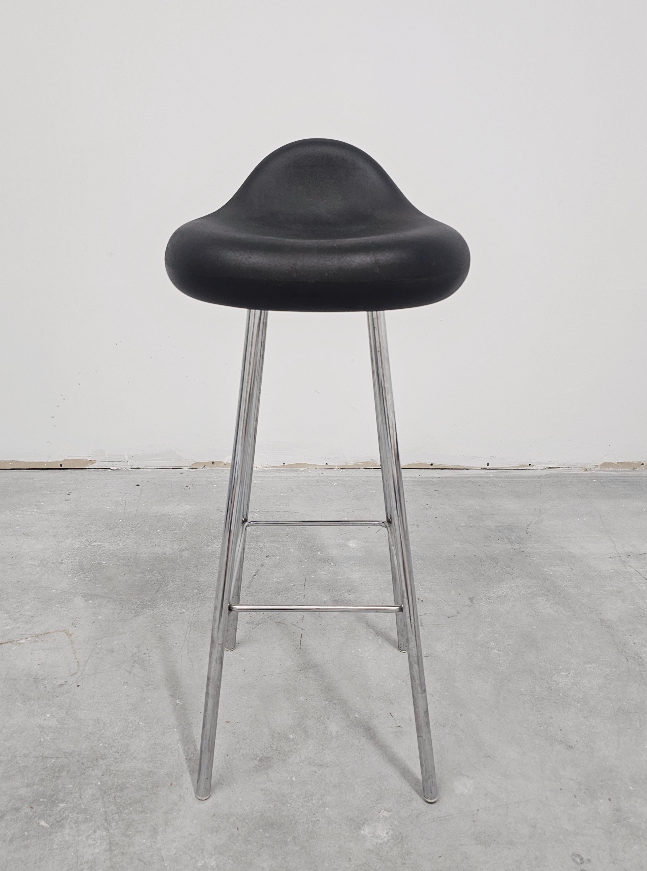 Futurist Pair of Postmodern  Bloob Bar Stools designed by Karim Rashid for Frighetto For Sale