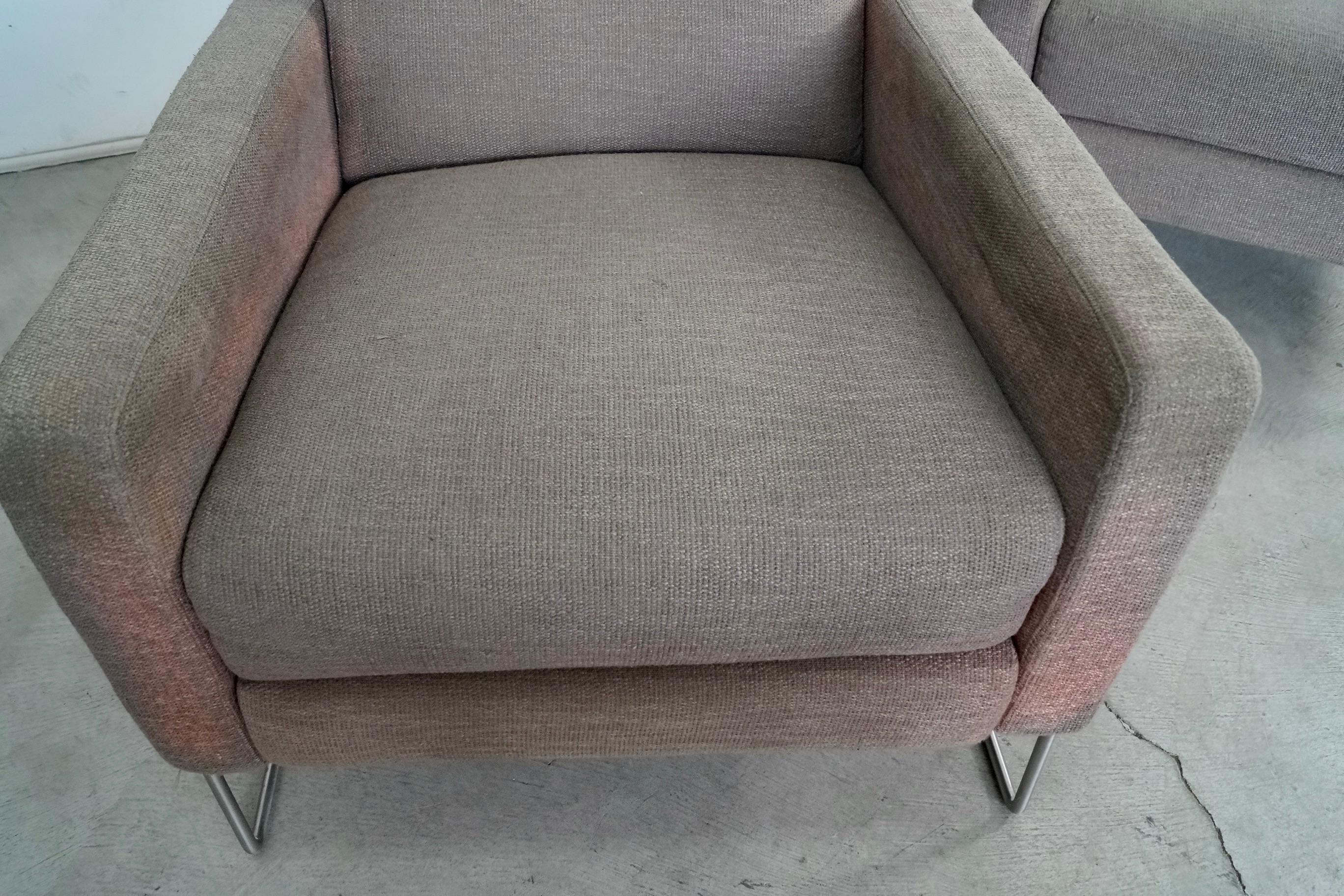Pair of Postmodern Design Within Reach Recliner Flight Lounge Chairs 8