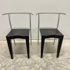 Pair of Postmodern "Dr Glob" Chairs by Philippe Starck for Kartell, Italy, 1990