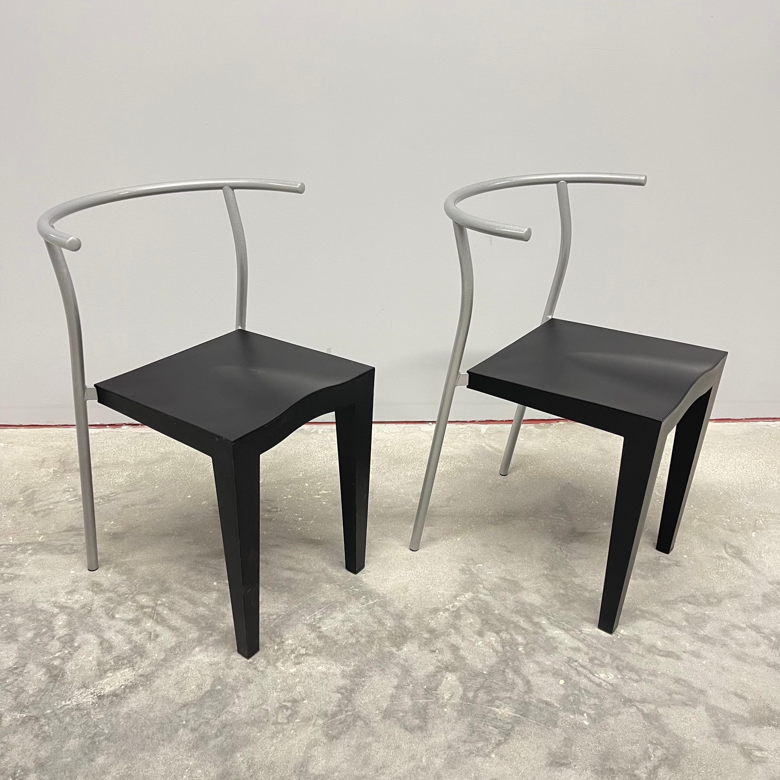Paar postmoderne Stühle „Dr Glob“ von Philippe Starck für Kartell, Italien, 1990 im Zustand „Gut“ im Angebot in Miami, FL