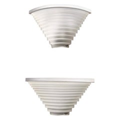 Pair of Postmodern Egisto Corner Sconces by Angelo Mangiarotti for Artemide