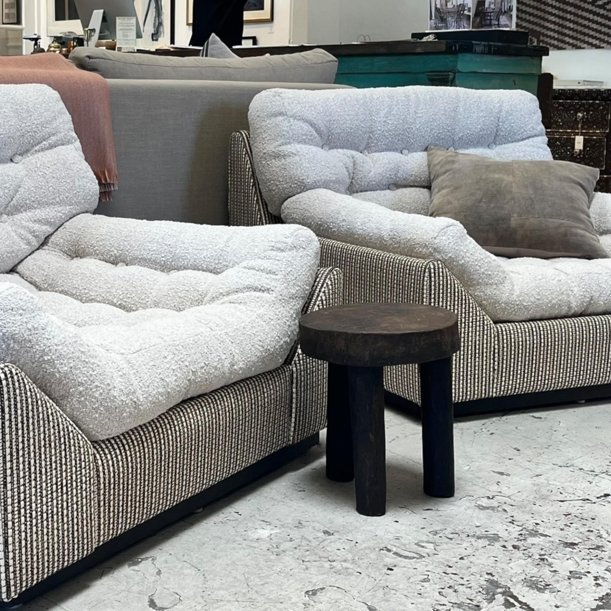 Pair of Postmodern German Lounge Chairs In Good Condition For Sale In Los Angeles, CA