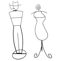 Pair of postmodern John Risley style black metal figural valet stands, USA 1980s