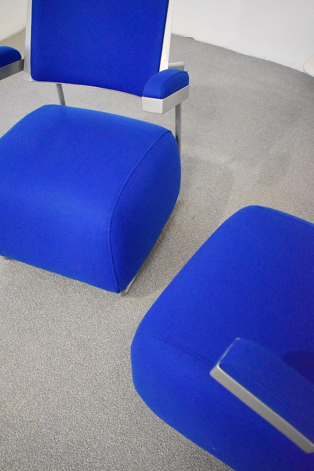 Pair of Postmodern Lounge Chairs by Harri Korhonen for Inno, Finland, 1990 In Good Condition In Debrecen-Pallag, HU